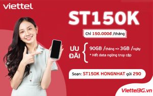 ST150K Viettel ưu đãi khủng